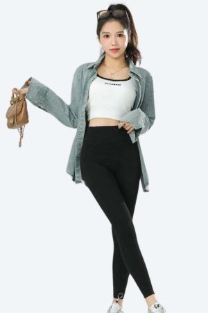 Casual High Rise Fit Denim Jeggings