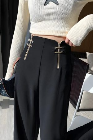 Casual High Waisted Pants