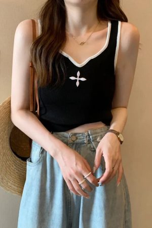 Casual Knitted Crop Top