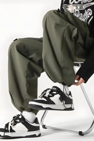 Casual Parachute Pants
