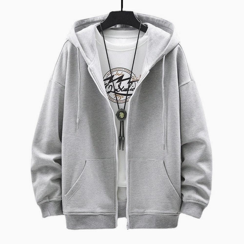 Casual Zip-Up Men Hoodie Casual Zip-Up Men Hoodie