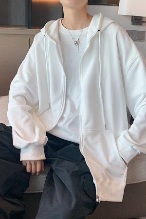 Casual Zip-Up Men Hoodie