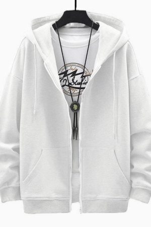 Casual Zip-Up Men Hoodie