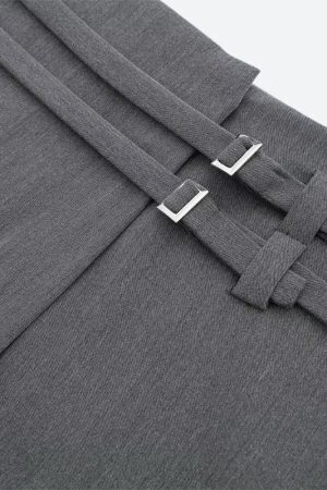 Casualcore Double Belted Mini Skort