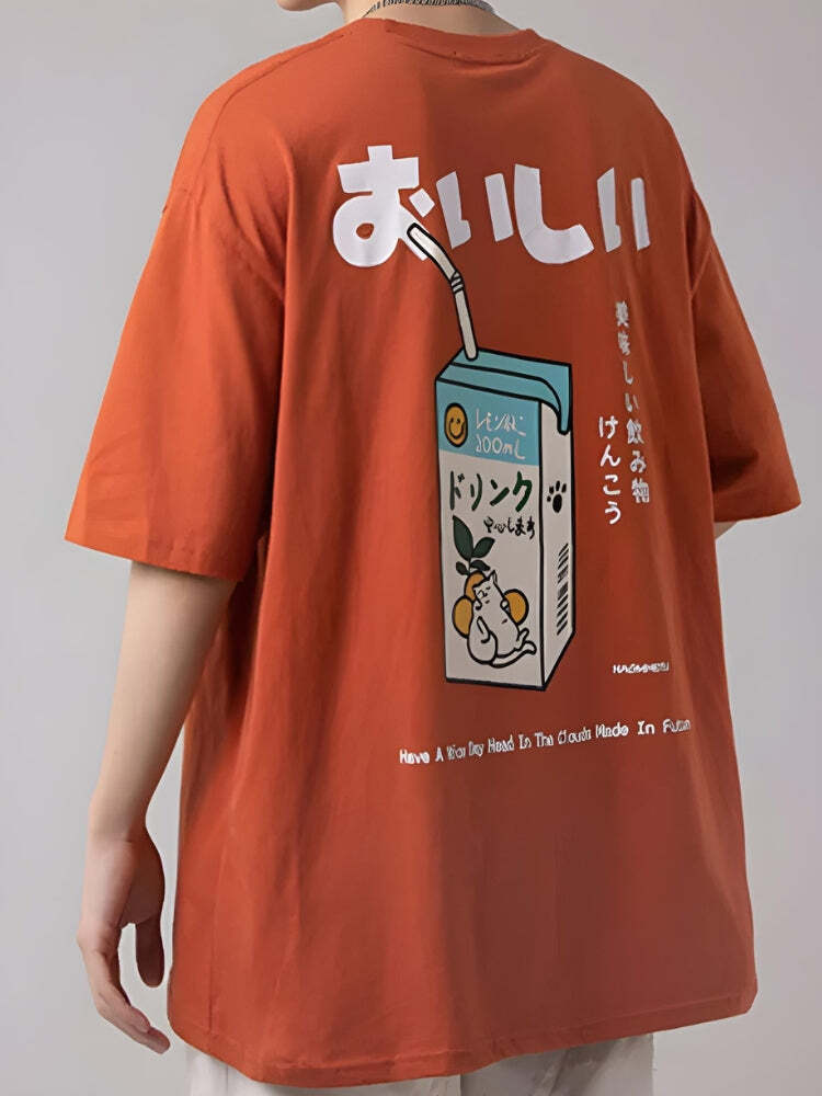 Cat Lemon Juice Tee Cat Lemon Juice Tee