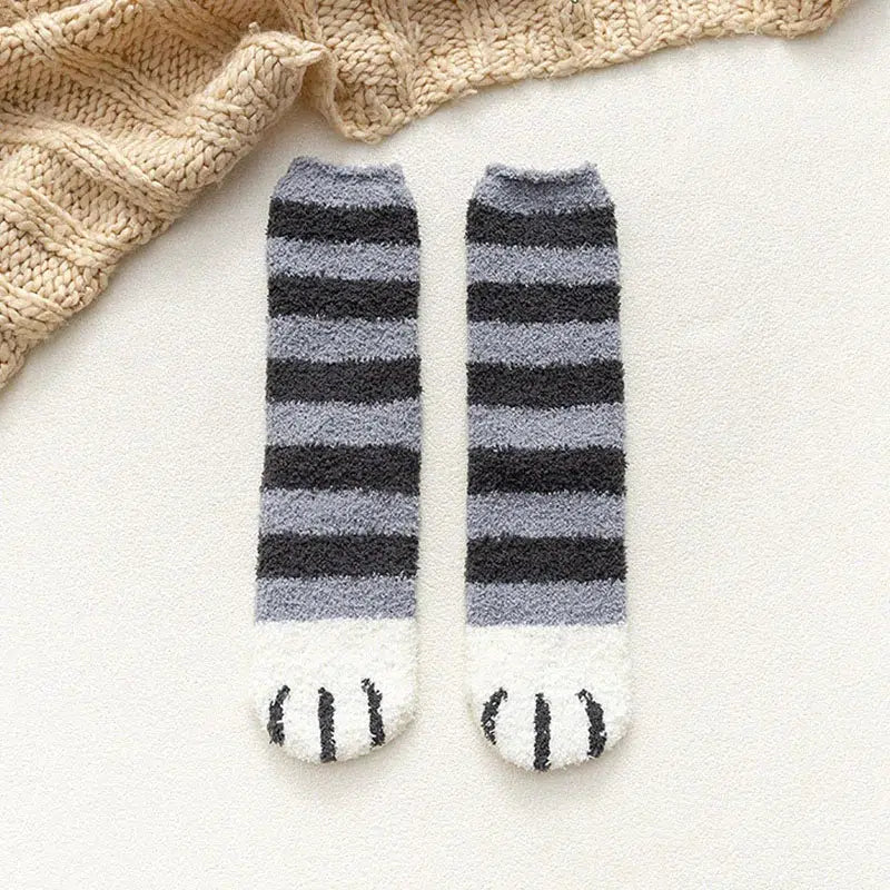 Cat Paw Plush Socks Cat Paw Plush Socks