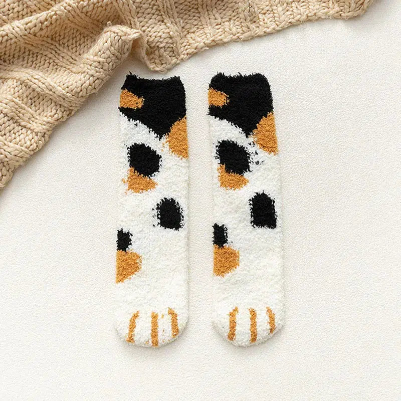 Cat Paw Plush Socks Cat Paw Plush Socks