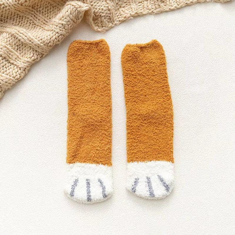 Cat Paw Plush Socks Cat Paw Plush Socks