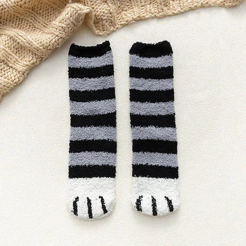 Cat Paw Plush Socks Cat Paw Plush Socks