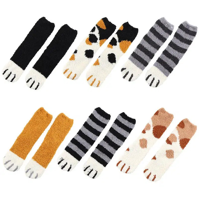 Cat Paw Plush Socks Cat Paw Plush Socks