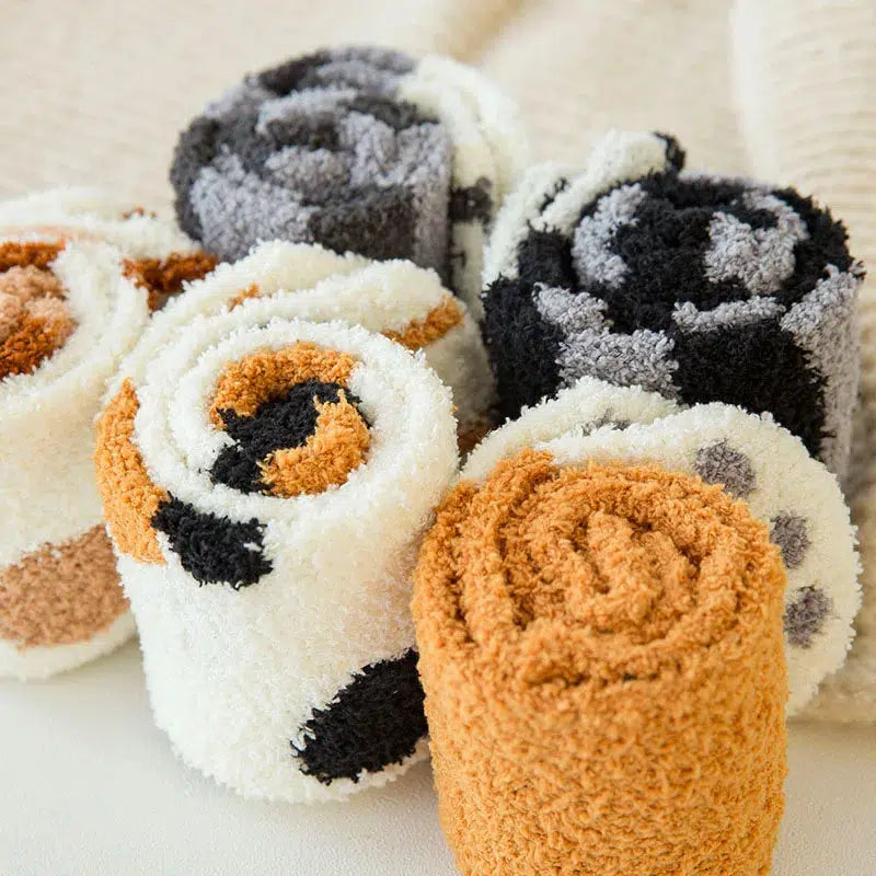 Cat Paw Plush Socks Cat Paw Plush Socks
