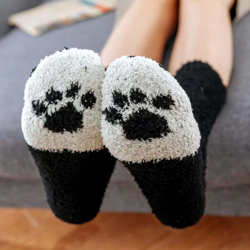 Cat Paw Plush Socks Cat Paw Plush Socks
