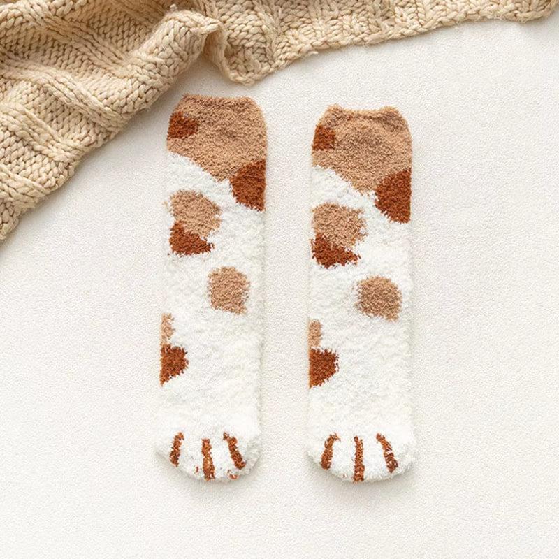 Cat Paw Plush Socks Cat Paw Plush Socks
