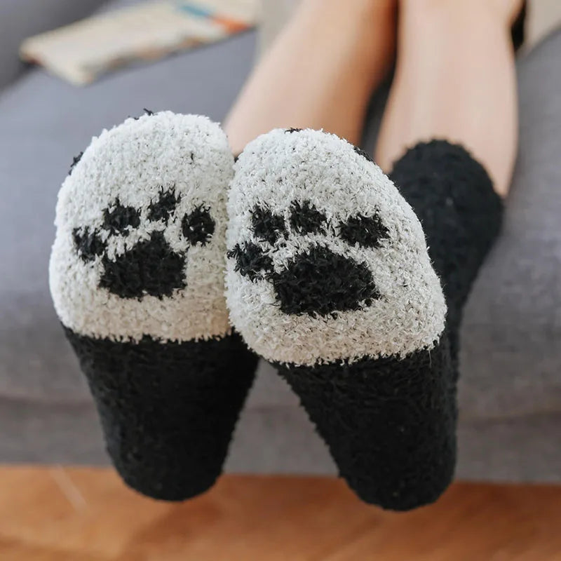 Cat Paw Plush Socks Cat Paw Plush Socks