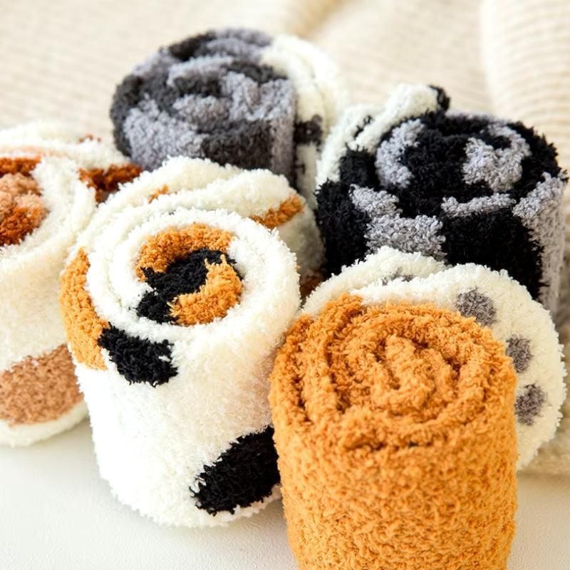 Cat Paw Plush Socks Cat Paw Plush Socks