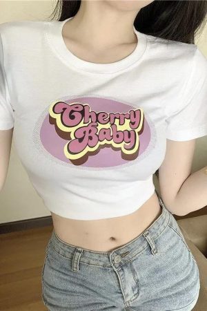 Cherry Baby Crop Top
