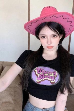 Cherry Baby Crop Top