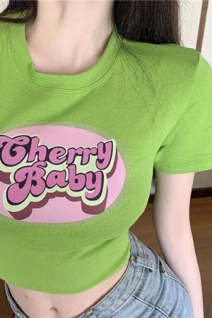 Cherry Baby Crop Top