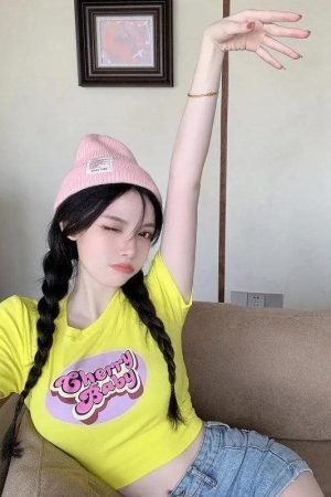 Cherry Baby Crop Top