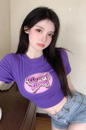 Cherry Baby Crop Top