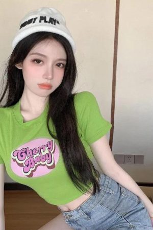 Cherry Baby Crop Top