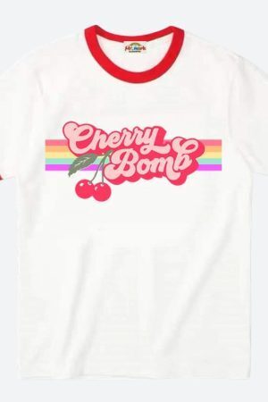 Cherry Bomb Ringer Tee