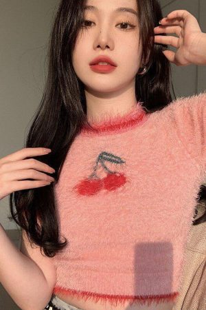 Cherry Crop Sweater
