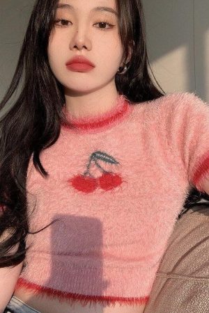 Cherry Crop Sweater