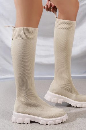 Chunky Sock Boots