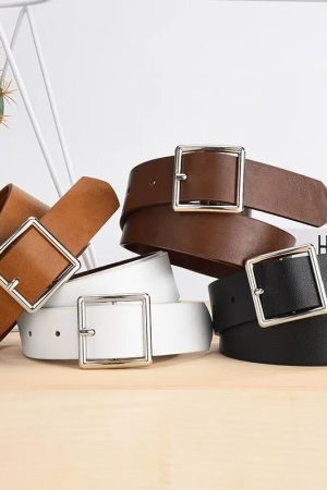 Classic Faux Leather Belt