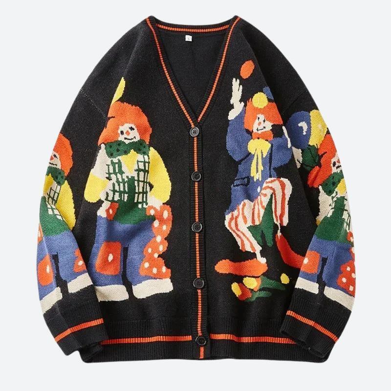 Clowns Knitted Cardigan Clowns Knitted Cardigan