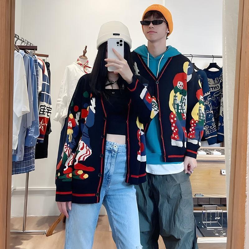 Clowns Knitted Cardigan Clowns Knitted Cardigan