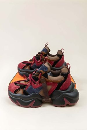 Color Block Platform Sneakers