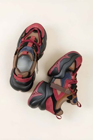 Color Block Platform Sneakers