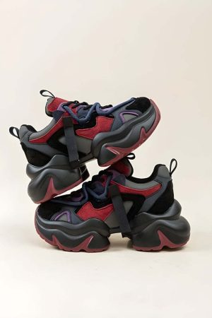 Color Block Platform Sneakers