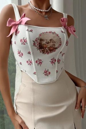 Coquette Baby Angel Corset Top