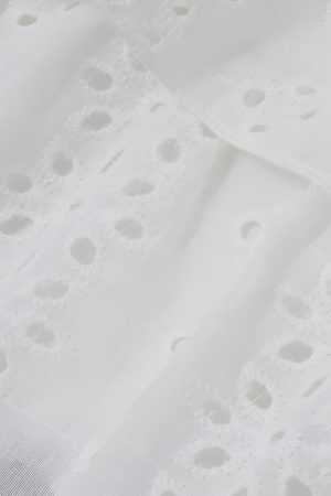 Coquette Broderie Anglaise Top & Mini Skirt Two Piece Set