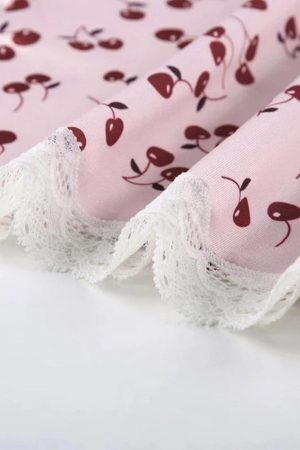 Coquette Cherry Mini Dress