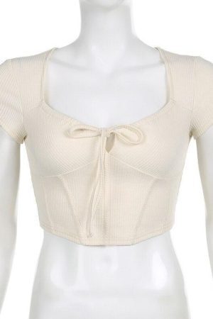 Coquette Cropped Corset Top