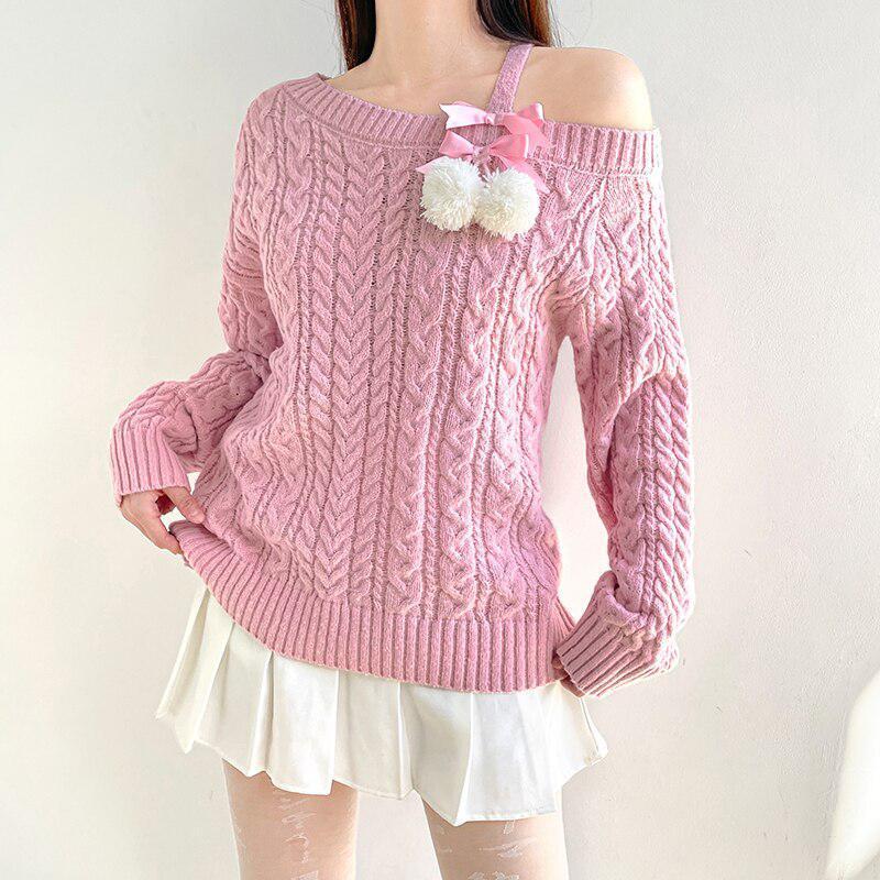 Coquette Cut-Out Knit Sweater Coquette Cut-Out Knit Sweater