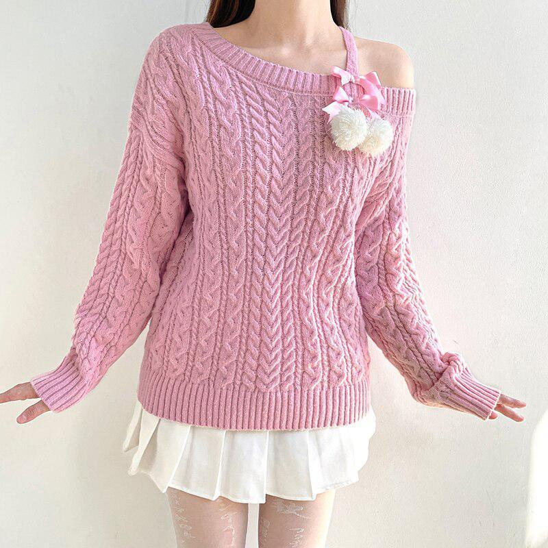 Coquette Cut-Out Knit Sweater Coquette Cut-Out Knit Sweater