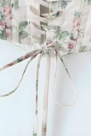 Coquette Floral Corset Top