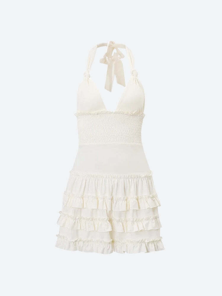 Coquette Halter Neck Mini Dress Coquette Halter Neck Mini Dress