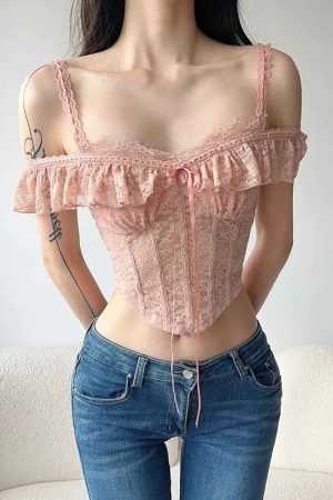 Coquette Lace Crop Top