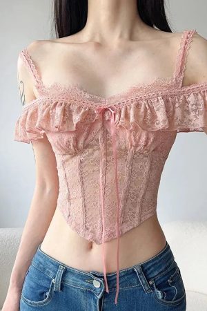 Coquette Lace Crop Top