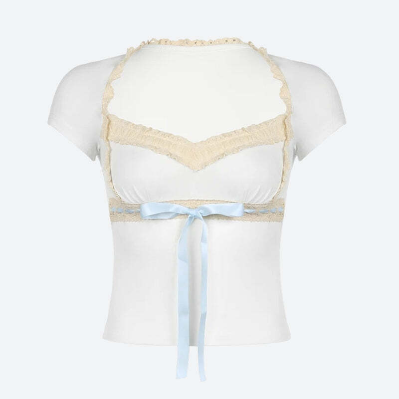 Coquette Lace Trim Top Coquette Lace Trim Top