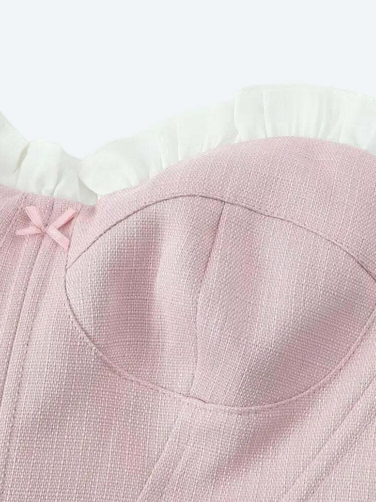 Coquette Pink Corset Top Coquette Pink Corset Top