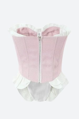 Coquette Pink Corset Top