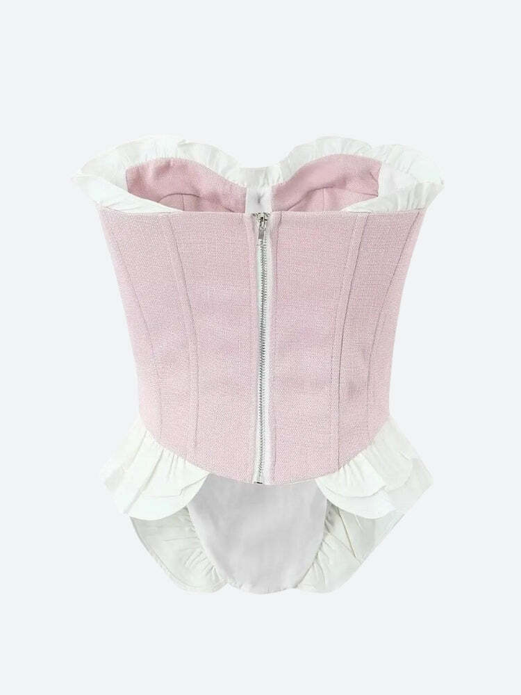 Coquette Pink Corset Top Coquette Pink Corset Top