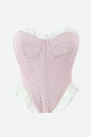 Coquette Pink Corset Top